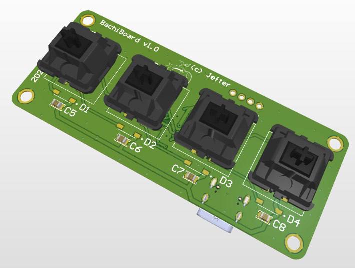 BachiBoard 3D View 1