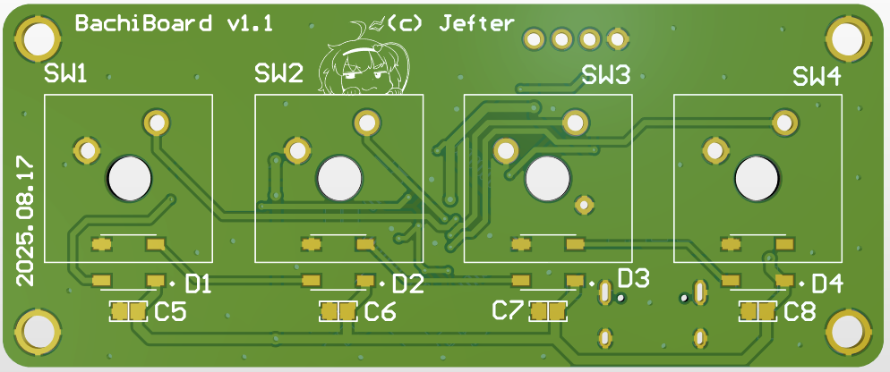 BachiBoard 3D View 3